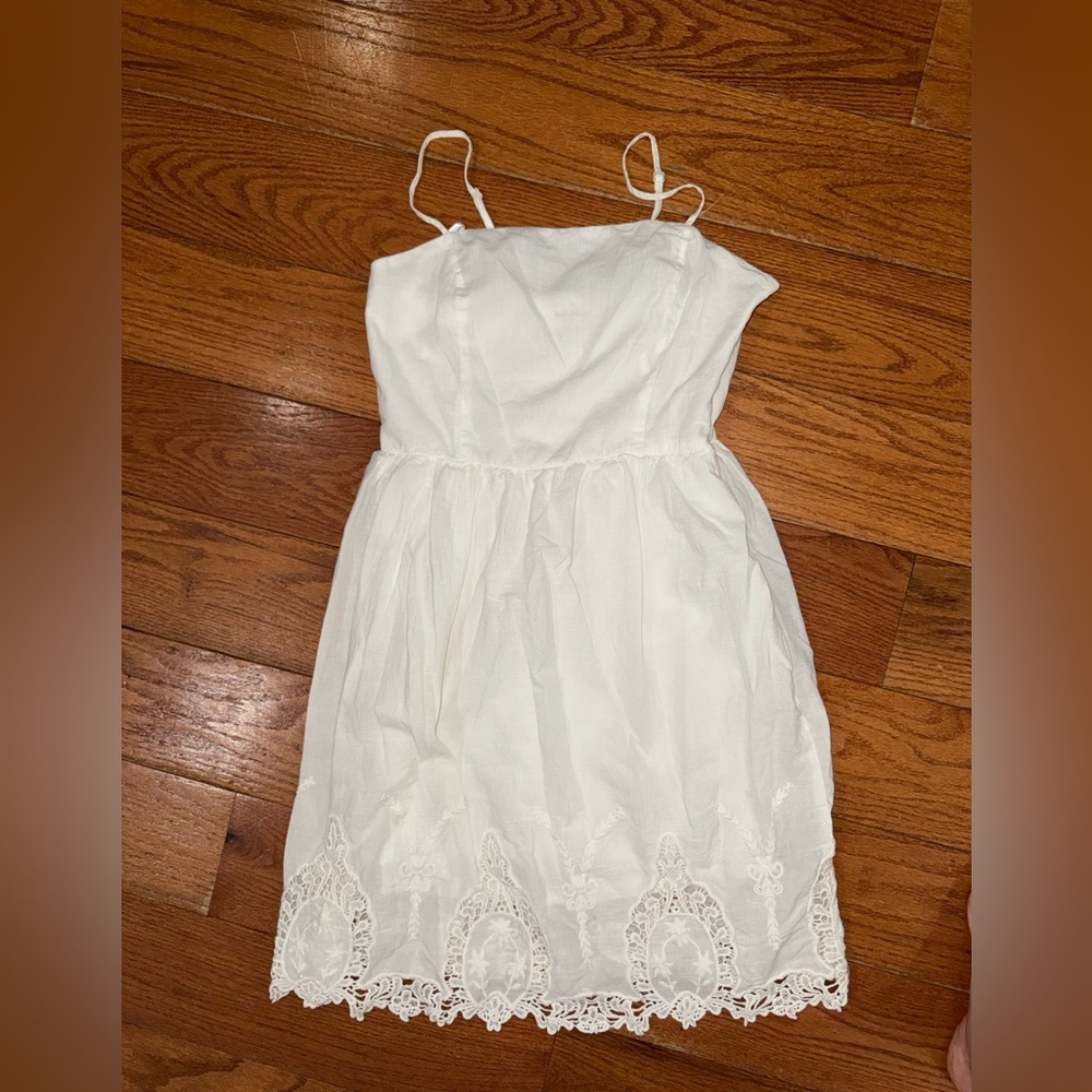 Monteau White Kids Casual Dress